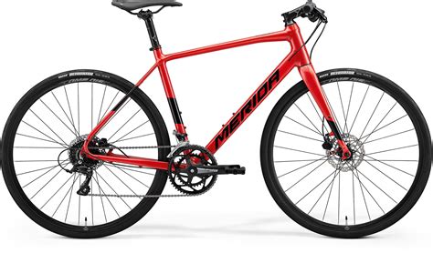 Merida Speeder 200 2023 Flat Bar Road Bike Redblack