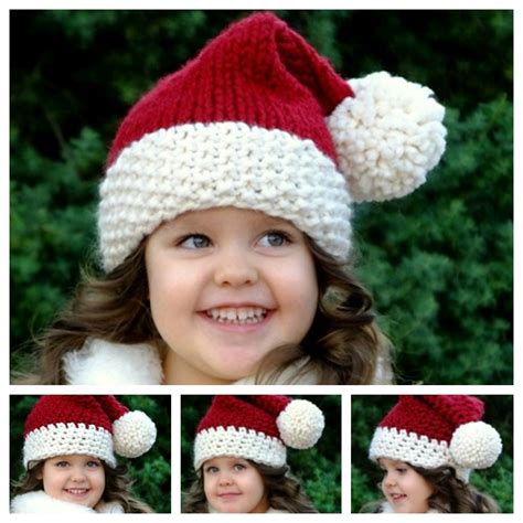 Crochet Classic Santa Hat With Free Pattern