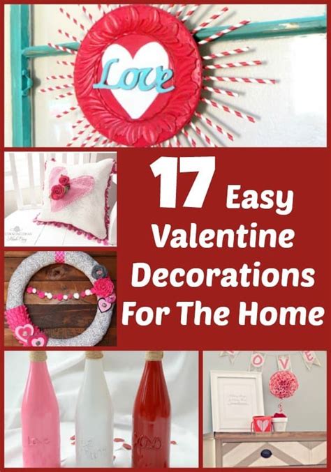 17 Easy Valentine Decorations For You To Make • Living A Frugal Life