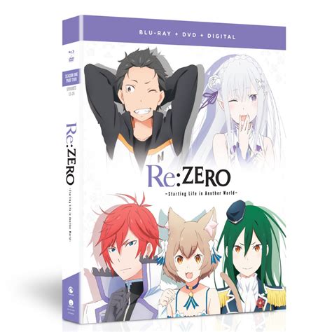 Rezero Starting Life In Another World Season 1 Part 2 Blu Ray