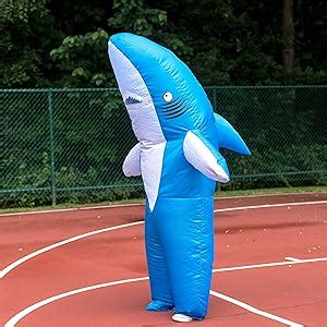 Amazon Com Shark Inflatable Halloween Costume Cosplay Jumpsuit Adult Clothing Shoes Jewelry