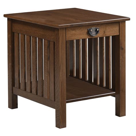 Liberty Mission Open End Table From Dutchcrafters Amish Furniture