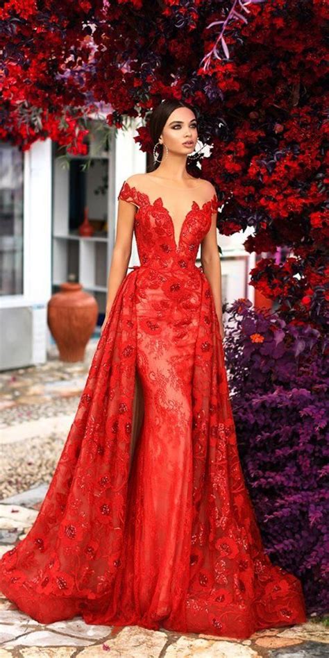 Red Wedding Gowns Red Bridal Dress Dream Wedding Ideas Dresses