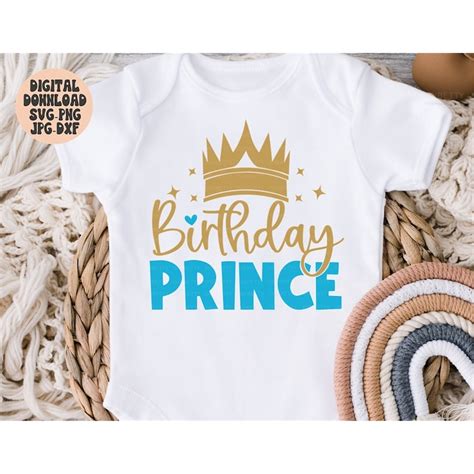 Birthday Prince Svg Png  Dxf Birthday Prince Svg Birthd Inspire