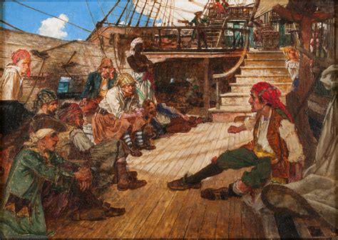 Pirates Painting Pirate Attack On The High Seas Digital Art By