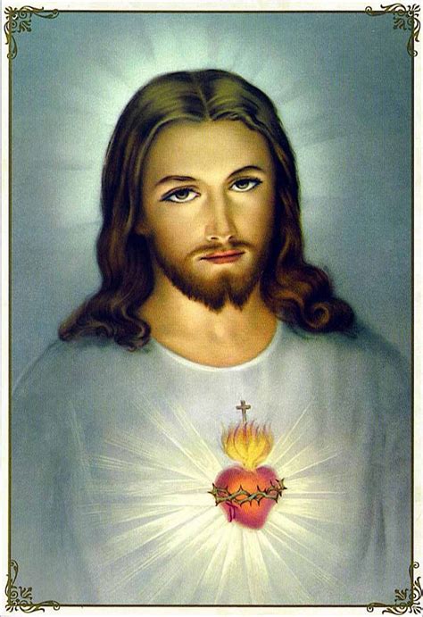 Sacred Heart Of Jesus Reproduction Poster Print Etsy Canada