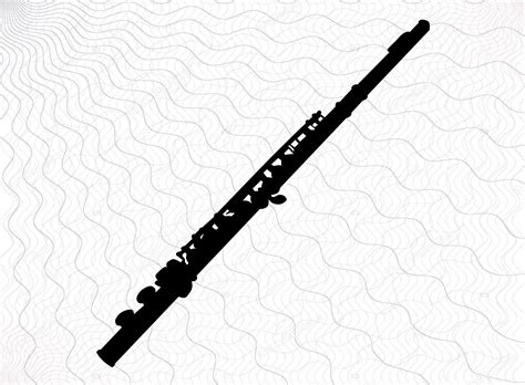 Flute Svg Flute Clipart Flute Cut Files For Silhouette Etsy