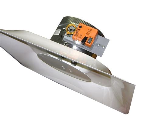 • damper controls air volume from full open to full closed. VAV MODULATING Ceiling Diffuser Disc Damper