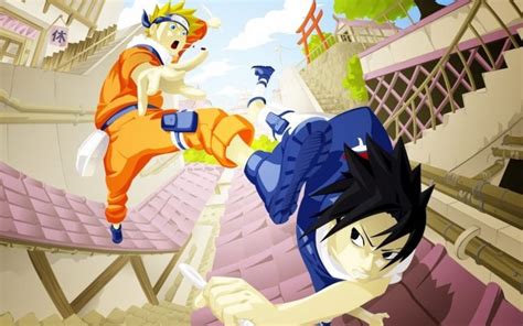 Naruto Shippuuden Manga Anime Uzumaki Naruto Uchiha Sasuke Hd