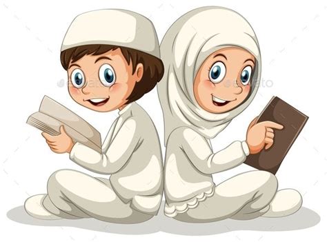 Muslim Islamic Cartoon Cartoon Muslim Kids