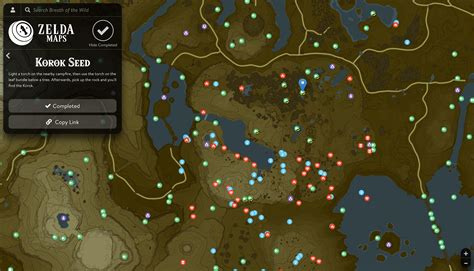 Zelda Breath Of The Wild Interactive Map Download Danmeva