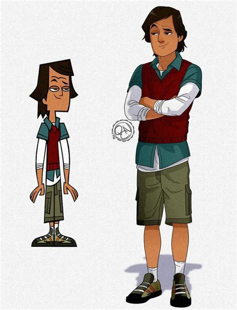 Artist Redraws Total Drama Island Characters In A More Realistic Way Total Drama Island