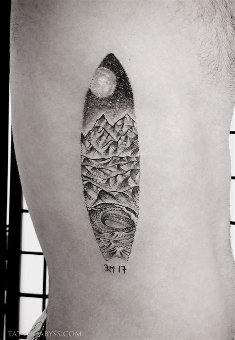 Dotwork Mountains Tattoo Abyss Tattoo Abyss Montreal