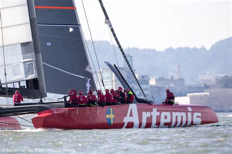 Mfsail Ac72 Artemis Sailing Session