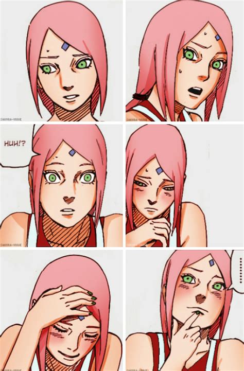 Sakura In The Naruto Gaiden Manga Personajes De Naruto Sasusaku