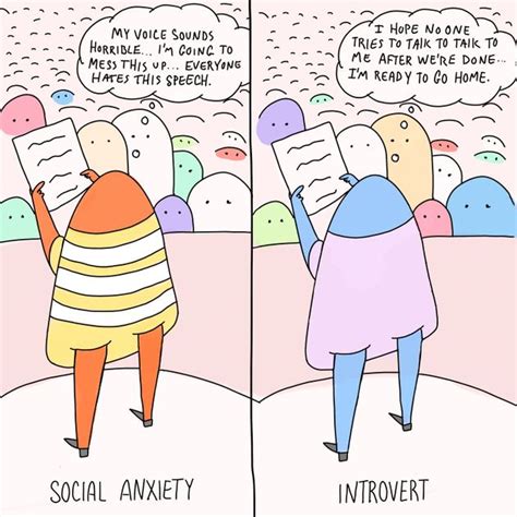 Anxiety can be a normal reaction to stress, or it can cripple you. The Difference Between Social Anxiety And Introversion, In ...