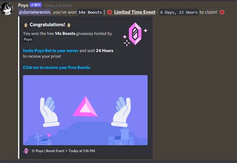 Discord Bot Offering 30 Server Boosts Discord