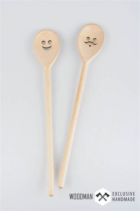 Wooden Spoon Smiling Spoon Wooden Spoon With Smile By Woodmanshop