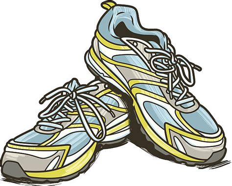 Running Shoe Clip Art Vector Images And Illustrations Istock