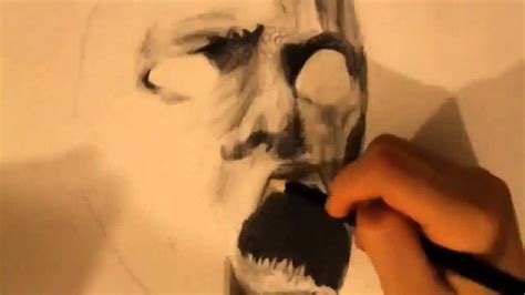 Drawing A Zombie From Black Ops 2 Youtube