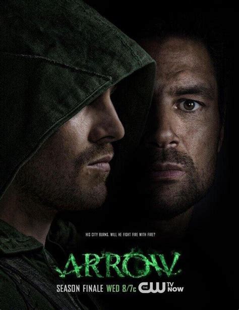 arrow season two finale poster revealed