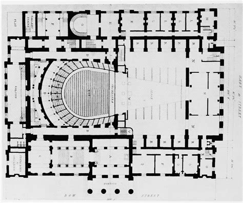 Plate 52 Theatre Royal Plans 1809 British History Online