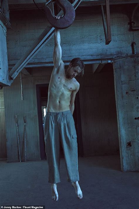 chord overstreet flaunts his chiseled physique as he goes shirtless for flaunt magazine photo