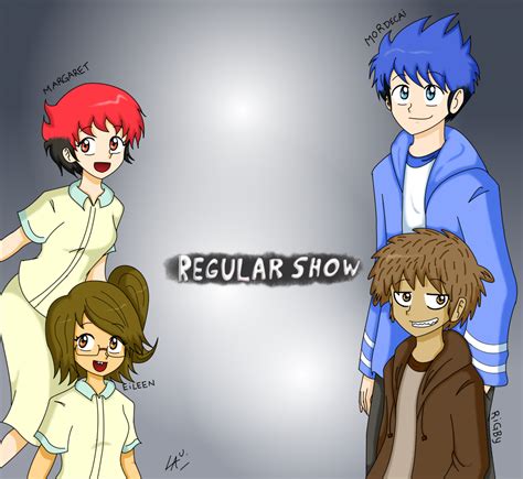 Regular Show In Anime Style So Awesome Fangirl Mode