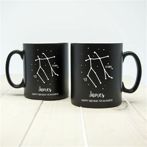 Personalised Constellation Mug Mugs Constellations Happy Birthday