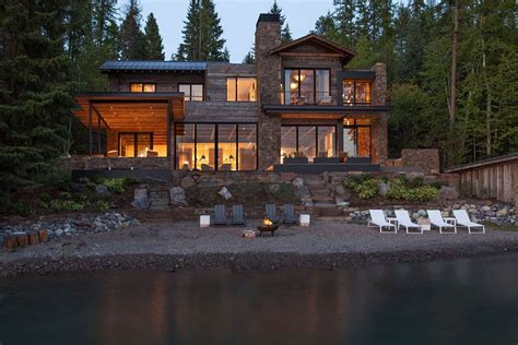 Best Modern Lake Homes With Low Cost Home Decorating Ideas