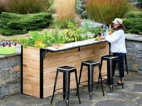 12 Cozy Outdoor Mini Bar Designs For Amazing Homes 6 Outdoor Bar Sets