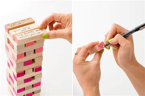 Spice Up Your Valentines Day With Diy Date Night Jenga Homemade