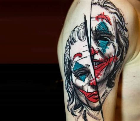 See more ideas about joker tattoo, joker tattoo design, tattoo designs. Joker tattoo by Adrianna Marta Grzelak | Photo 30258