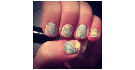 Map Nail Art 221 Upcycling Ideas That Will Blow Your Mind Popsugar