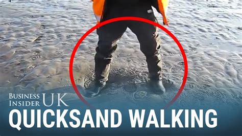 How To Walk On Quicksand Without Falling Through Youtube