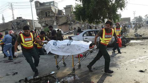 Suicide Bombing Targeting Pakistani Police Kills At Least 26 The New York Times