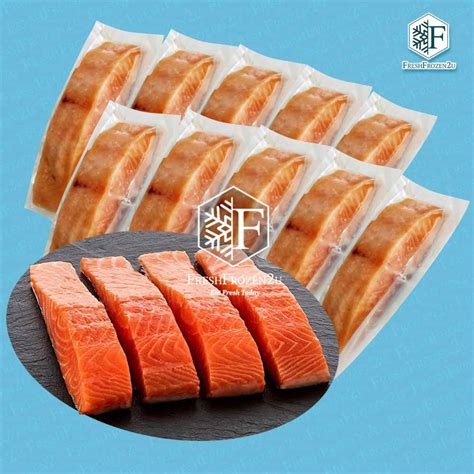 Bundle Salmon Fillet Portion 10 Pcs