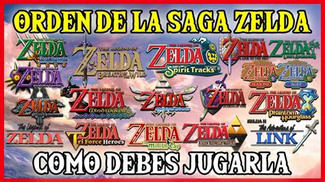 Las 5 Formas De Jugar La Saga Zelda ¿qué Orden Debemos Seguir Youtube