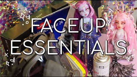 Doll Repaint Faceup Essentials And Supplies •jackyohhh Youtube