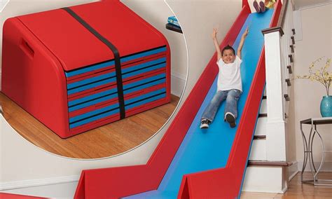 Whee Clever Fold Up Mat Turns Stairs Into A Slide Stair Slide