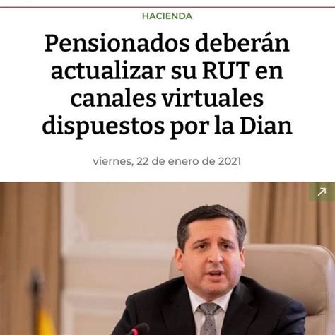 La primera es a través de la web de la dian según la resolución 114 de 2020, el código de actividad económica para pensionados es el 0020. Actualizacion Rut Pensionados / Mizq Yf9jrj0vm / El manual ...