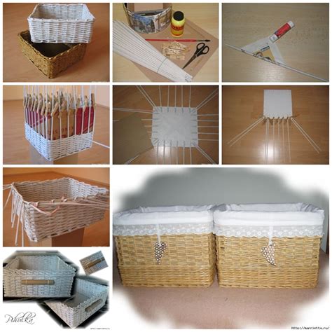 Wonderful Diy Basket From Recycled Paper In 2 Ways