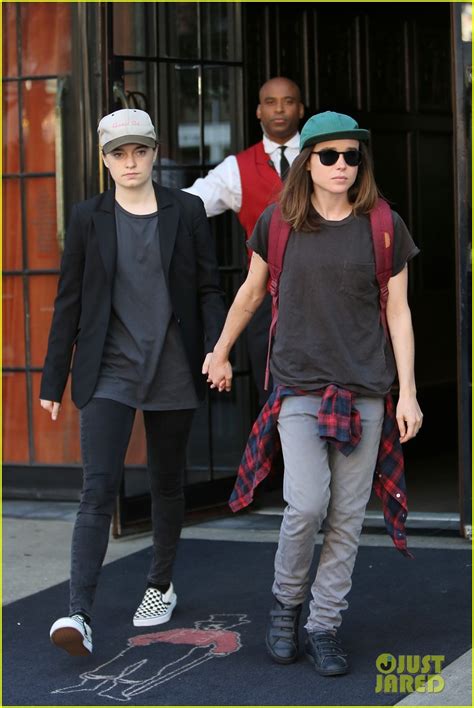 Photo courtesy of ellen page's instagram. Ellen Page & Girlfriend Emma Portner Hold Hands in NYC ...