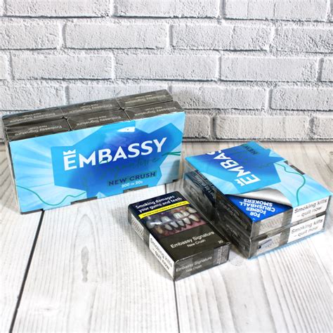 Embassy Signature New Crush Kingsize 10 Packs Of 20 Cigarettes 200