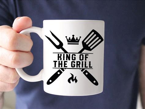 King Of The Grill Svg Bbq Svg Cricut Silhouette More Etsy