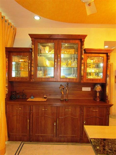 Flaunt your extensive collection of crockery into this unit for a beautiful appearance and magnon is known. crockery unit designs in india - Google Search | Crockery ...