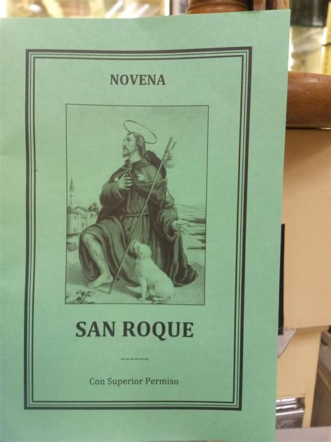 Novena Booklet Ni Senyor San Roque Sr San Roque St Roche Cebuano