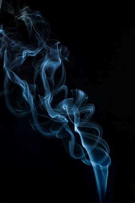 Download Blue Smoke 4k Hd Mobile Wallpaper