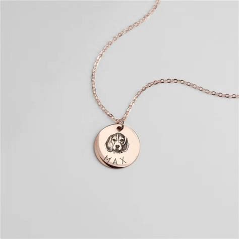 Check out our pet photo necklace selection for the very best in unique or custom, handmade pieces from our jewelry there are 13967 pet photo necklace for sale on etsy, and they cost $31.77 on average. Pet Dog Cat Photo Engraved Round Pendant Necklace