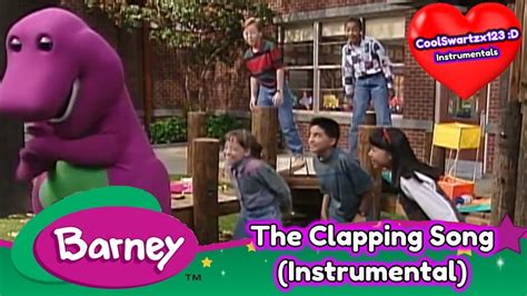 Barney The Clapping Song Instrumental Youtube